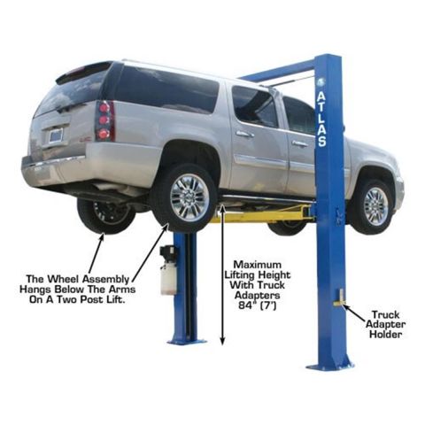 Atlas ATEATTD-OHX10000X-FPD 2 Post Lift 10000 lb Overhead Extra Tall Extra Wide