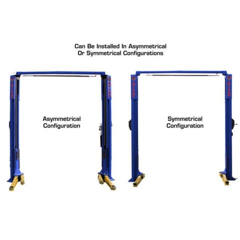 Atlas PVL10-FPD 2 Post Lift 10000 lb Overhead Clear Floor