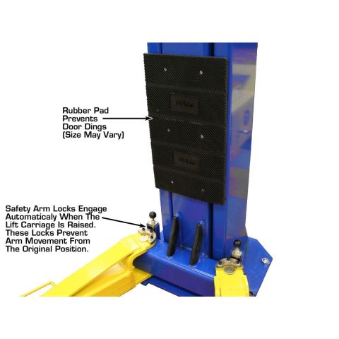 Atlas ATEATTD-OHX10000X-FPD 2 Post Lift 10000 lb Overhead Extra Tall Extra Wide