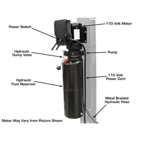 Atlas PRO8000EXT-L-FPD 4 Post Lift 8000 lb Extra Tall Extra Long Storage