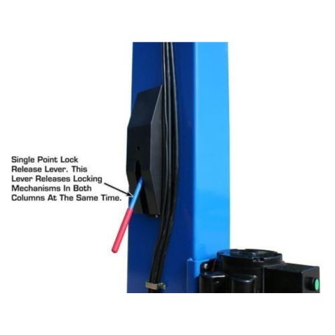 Atlas ATEATTD-OHX10000X-FPD 2 Post Lift 10000 lb Overhead Extra Tall Extra Wide