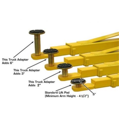 Atlas ATEATTD-OHX10000X-FPD 2 Post Lift 10000 lb Overhead Extra Tall Extra Wide