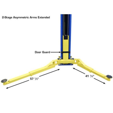 Atlas PRO-9D 2-FPD Post Lift 9000 lb Overhead Direct Drive