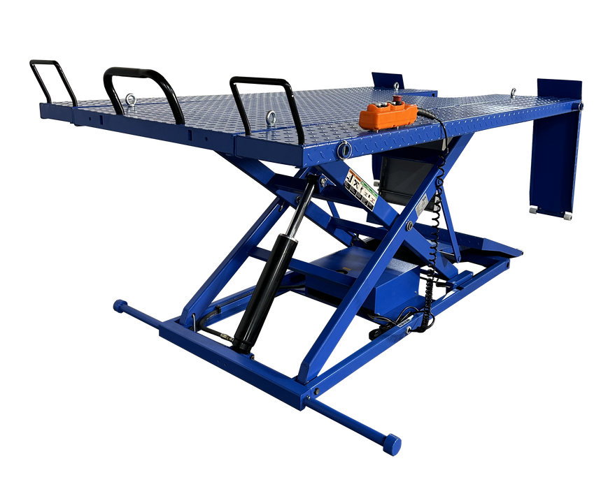 iDEAL A-2200IEH-XR Electric Hydraulic ATV Lift Bench 2,200 lb Retractable Ramp