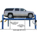 Atlas ATEATTD-412-FPD 4-Post Lift 12000 lb Heavy Duty
