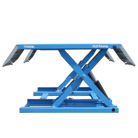 Atlas 7K-Kwik-Bay Portable Mid-Rise Scissor Lift 7,000 lb Quick Bay Car Lift