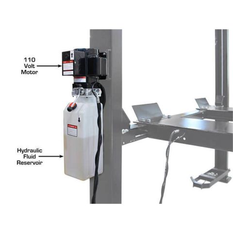 Atlas APEX9 9000 lb 4-Post Lift Combo with RJ6 Rolling Bridge Jacks