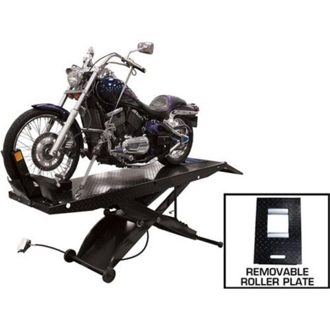 Atlas ATEHT-ACL-FPD Motorcycle Lift 1,000 lb Air Operated Roller Plate