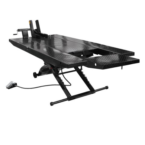 Atlas ATEHT-CYCLFTXLT-FPD Motorcycle ATV Lift 1,000 lb Air Operated Side Extensions