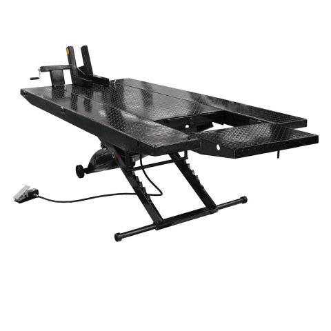 Atlas ATEHT-CYCLFTXLT-FPD Motorcycle ATV Lift 1,000 lb Air Operated Side Extensions