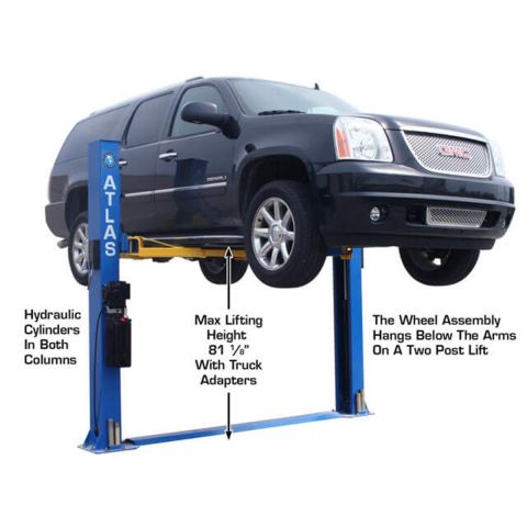 Atlas BP8000-FPD 2 Post Lift 8000 lb Baseplate Low Ceiling