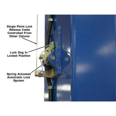 Atlas PV15PX-FPD 2 Post Lift 15000 lb Overhead Extra Tall Extra Wide