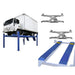 Atlas Platinum PVL14 14000 lb 4-Post Lift Alignment Combo with RJ7000 Sliding Bridge Jacks