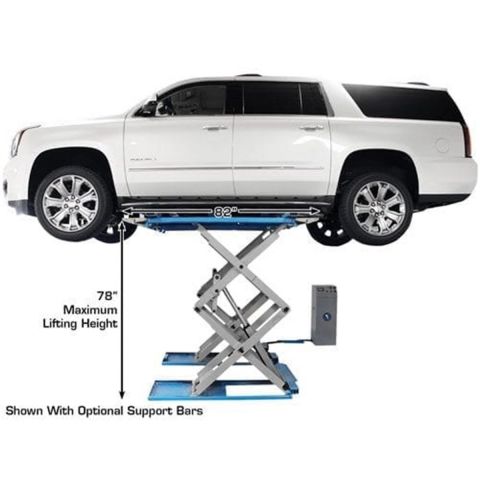 Atlas SLP9K Full-Rise Scissor Lift 9,000 lb Heavy Duty Car Lift