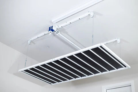 Ceiling Sam Privacy Screen for 4' x 8' Storage Elevator - Black