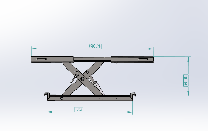 Katool KT-RJ50 Rolling Jack 5000 lbs - Fits KT-4H110 lift and KT-4H850