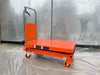 KATOOL Hydraulic Lift Table Cart 330 lbs Manual Scissor Lift Table