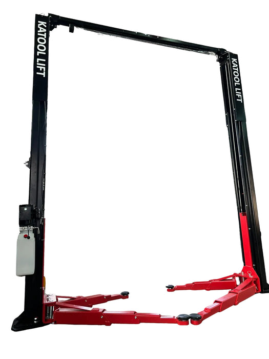 Katool KT-ZL110M Assym Two-Post Lift, Single Lock Release 11,000 lbs