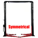 Katool KT-ZL110M Assym Two-Post Lift, Single Lock Release 11,000 lbs