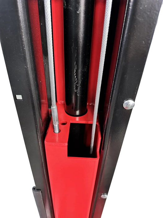 Katool KT-ZL110M Assym Two-Post Lift, Single Lock Release 11,000 lbs