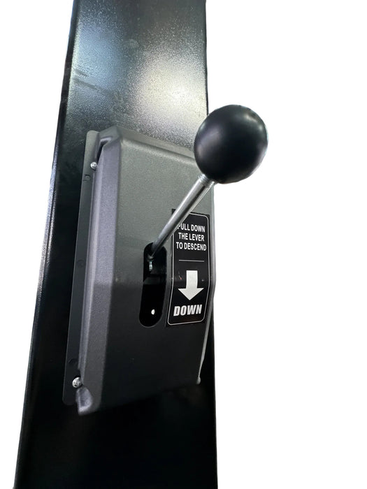 Katool KT-ZL110M Assym Two-Post Lift, Single Lock Release 11,000 lbs