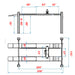 Katool KT-4H120X  Four Post Alignment Lift w/ Rolling Jack RJ70 12,000 lbs