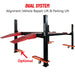 Katool KT-4M110PA Four Post Alignment Lift w/ Rolling Jack RJ70 11,000 lbs