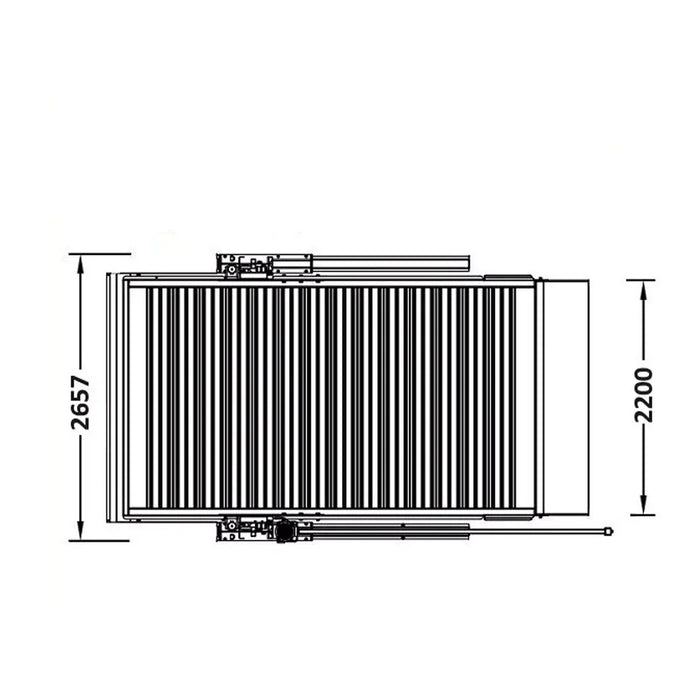 Katool KT-P2700 Two-Post Platform Parking Lift 6,600 lb