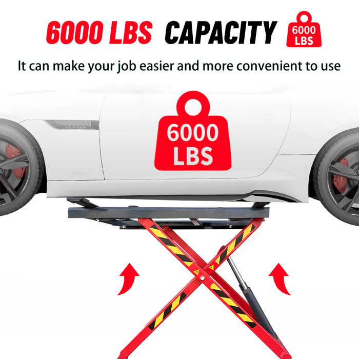 Katool KT-X66 6600 lbs. Portable Mid-Rise Scissor Lift