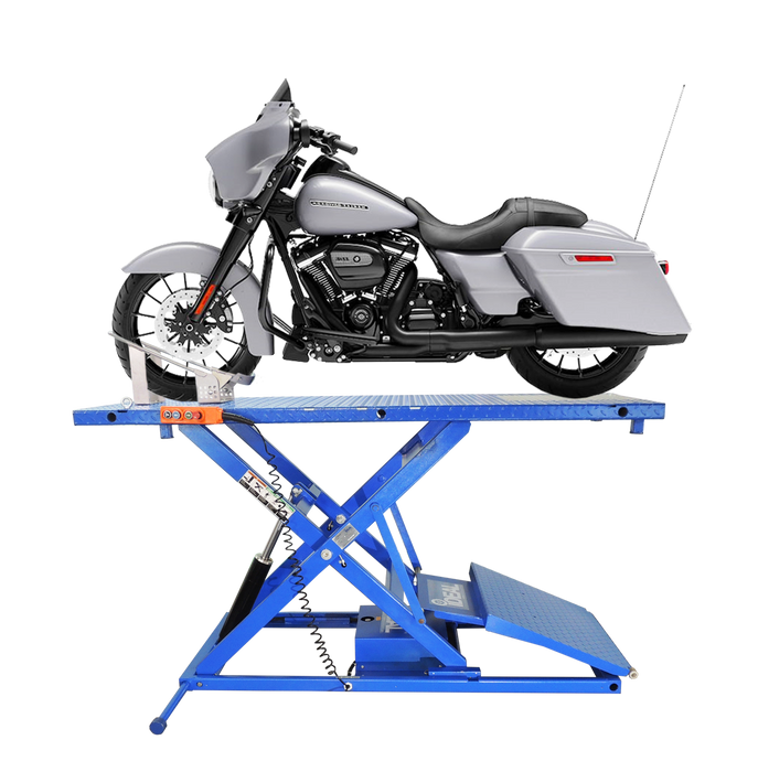 Tuxedo M-1500C-HR High Rise Motorcycle Lift 1,500 lb Air/Hydraulic