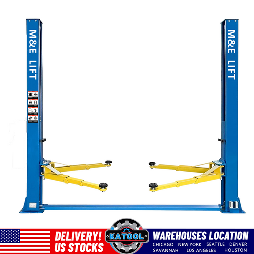 M&E by Katool ME-H90S 2-Post Lift 9,000 lb 110V Hydraulic Car Lift
