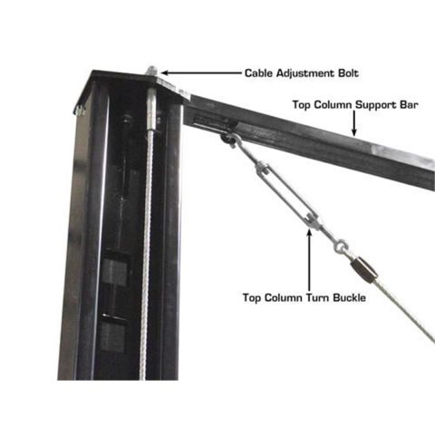 Atlas PRO7000ST-FPD 4 Post Lift 7000 lb Super Tall Storage
