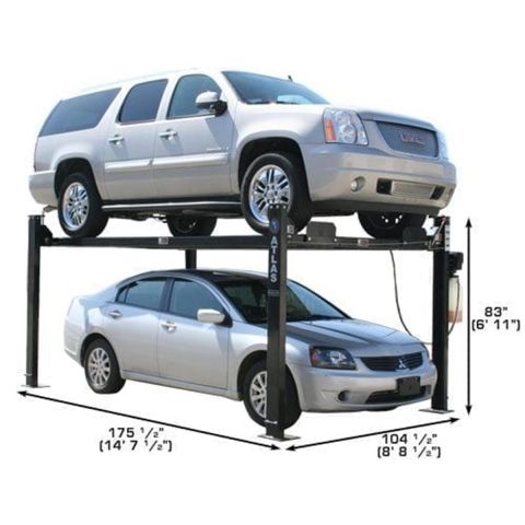 Atlas PRO8000-FPD 4 Post Lift 8000 lb Portable Storage