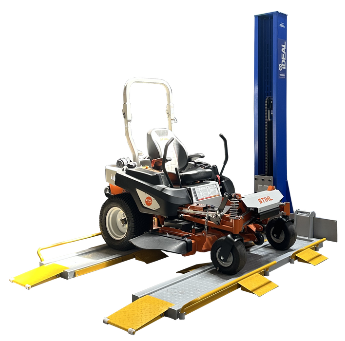 iDEAL SC-2K-UTV-X Single Column UTV Mower Storage Service Lift 2,000 lb