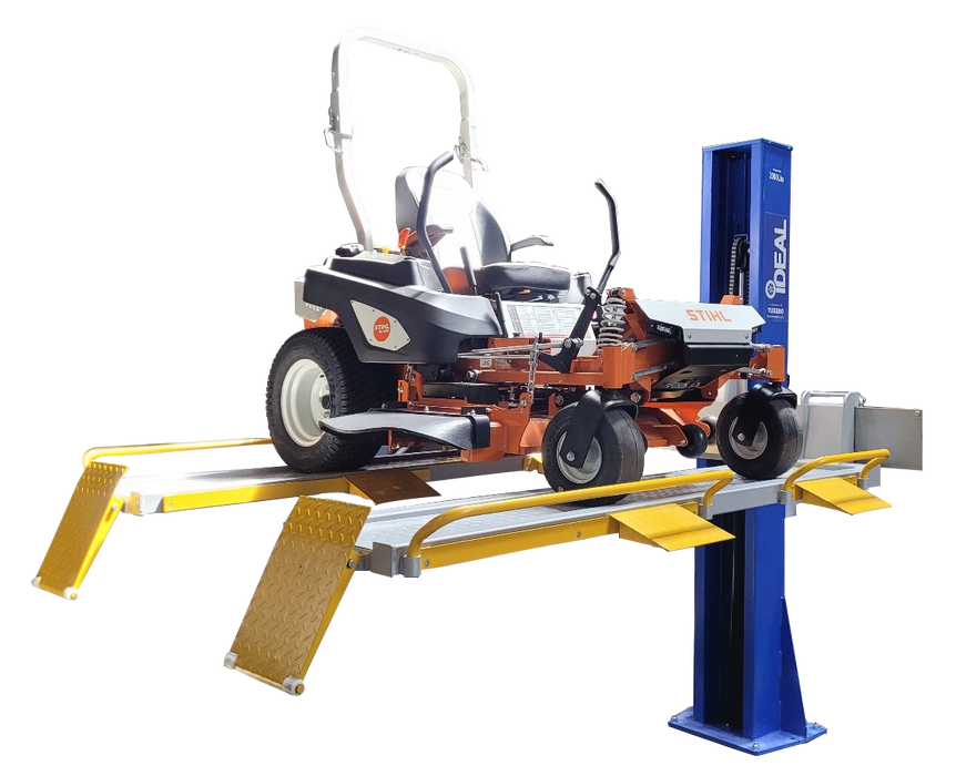 iDEAL SC-2K-UTV-X Single Column UTV Mower Storage Service Lift 2,000 lb