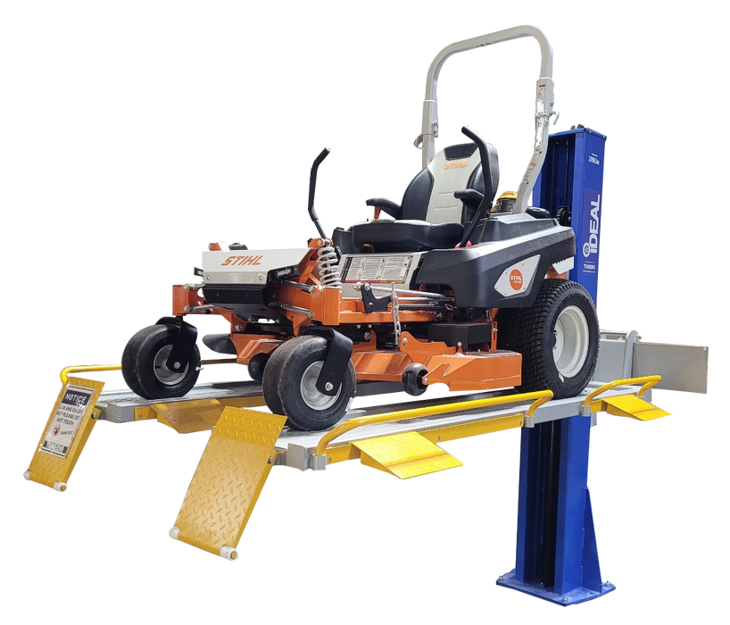 iDEAL SC-2K-UTV-X Single Column UTV Mower Storage Service Lift 2,000 lb