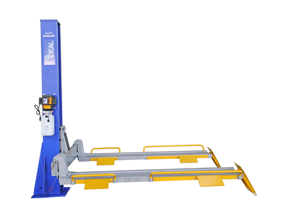 iDEAL SC-2K-UTV-X Single Column UTV Mower Storage Service Lift 2,000 lb
