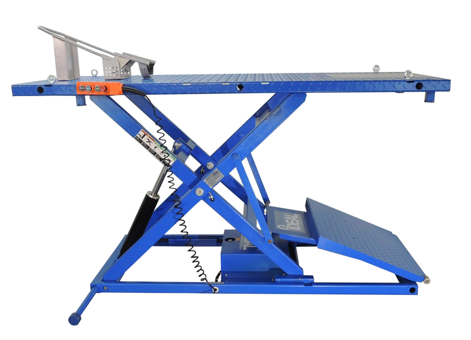 Tuxedo M-1500C-HR High Rise Motorcycle Lift 1,500 lb Air/Hydraulic