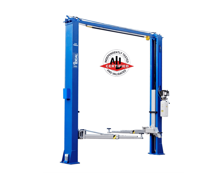 Tuxedo TP10KAC-DX Two Post Clear Floor Lift 10,000 lb Bi-Symmetric