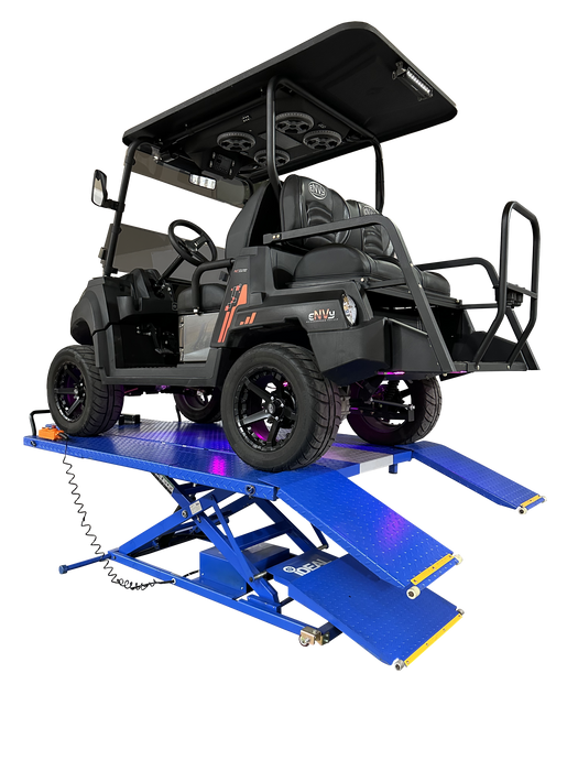 iDEAL U-2200IEH-XR Electric Hydraulic UTV Lift Bench 2,200 lb Retractable Ramp