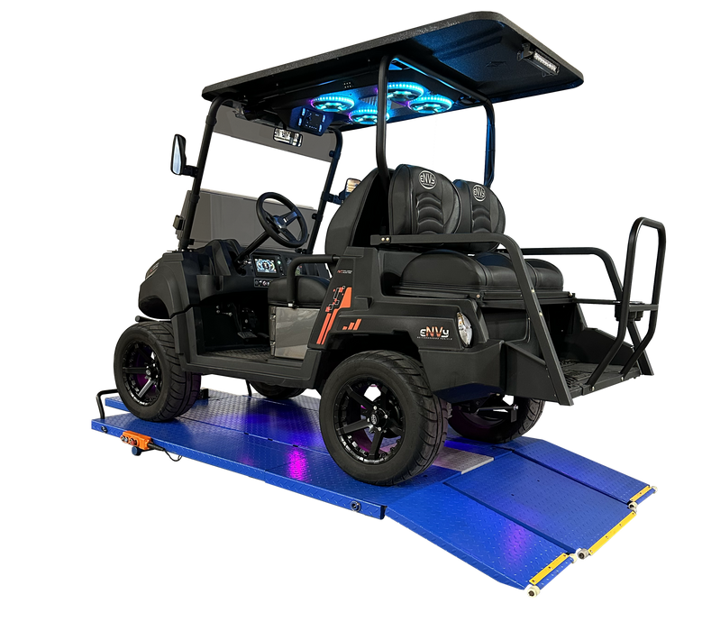 iDEAL U-2200IEH-XR Electric Hydraulic UTV Lift Bench 2,200 lb Retractable Ramp