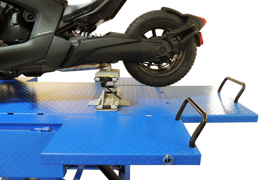 iDEAL U-2200IEH-XR Electric Hydraulic UTV Lift Bench 2,200 lb Retractable Ramp