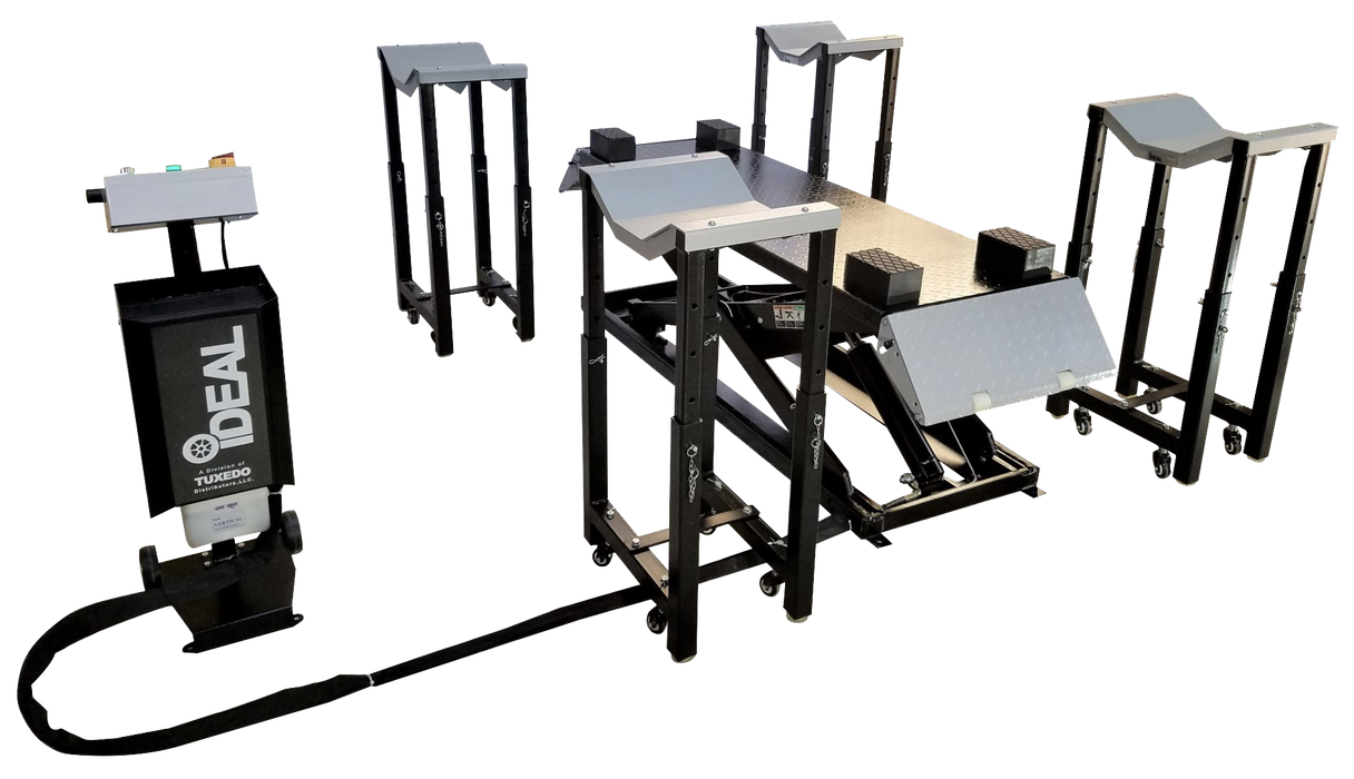 iDEAL UF-2500EH-X-BLK UTV Frame Lift 2,500 lb Electric/Hydraulic