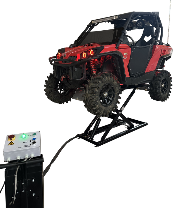 iDEAL UF-2500EH-X-BLK UTV Frame Lift 2,500 lb Electric/Hydraulic
