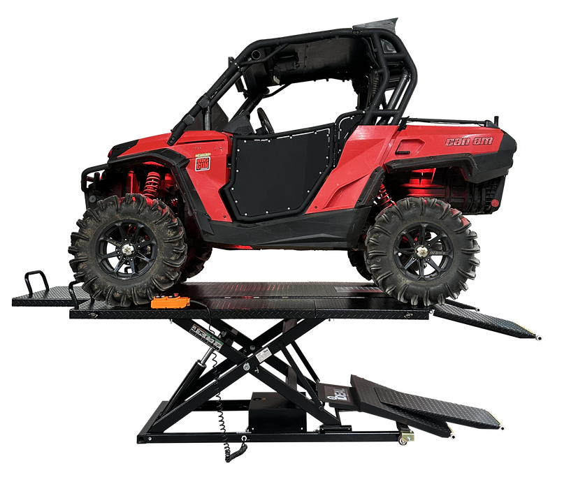 iDEAL U-2200IEH-XR-BLK UTV Lift Bench 2,200 lb Electric/Hydraulic