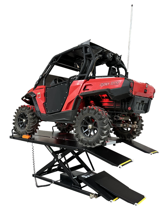 iDEAL U-2200IEH-XR-BLK UTV Lift Bench 2,200 lb Electric/Hydraulic