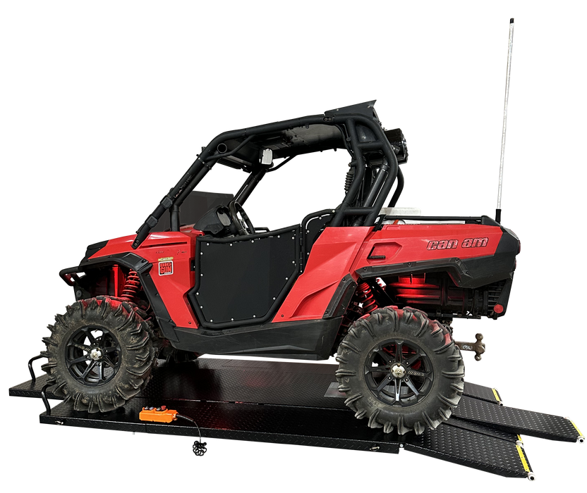 iDEAL U-2200IEH-XR-BLK UTV Lift Bench 2,200 lb Electric/Hydraulic