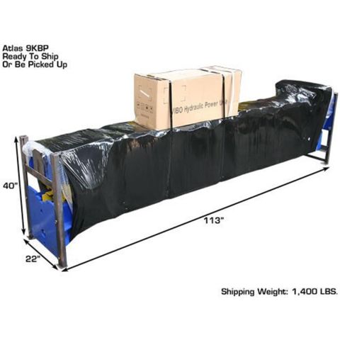 Atlas XH-9KBPX 2 Post Lift 9000 lb Baseplate Low Ceiling