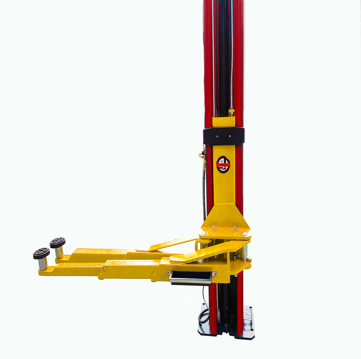 Katool Clear Floor Two Post Lift, Direct Drive, Assym Arms 11,000 lbs