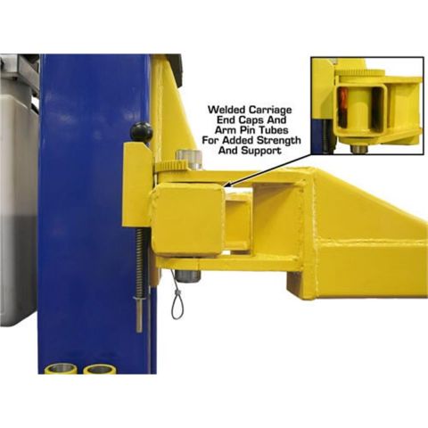 Atlas 9KBPX-FPD 2 Post Lift 9000 lb Baseplate Low Ceiling